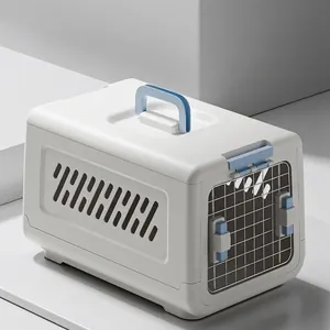 Tragbare Faltbare Haustier Lufttransportbox Für Katzen Und Kleine Hunde Atmungsaktive Reisebox Mit Griff Für Draußen