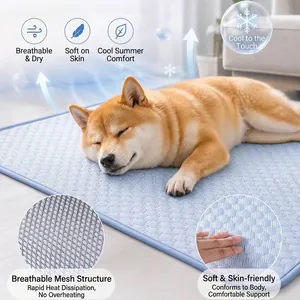 Professionele ademende zomerkoelmat voor honden en katten met zachte mesh-stof uitvoering