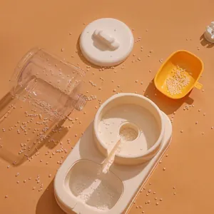 2-in-1 automatische voer- en waterbak met verwijderbare reinigbare onderdelen