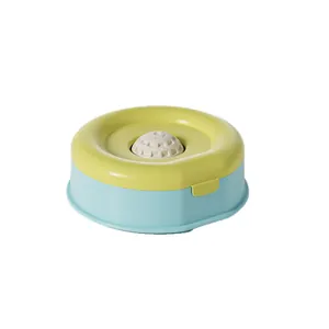 Bol d'abreuvement automatique moderne pour animaux en vert et bleu pour chats et chiens