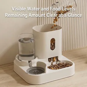Distributore automatico di cibo e acqua 2-in-1 per animali domestici