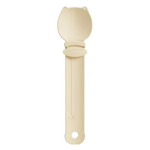 Cuillère distributrice ergonomique en forme de chat pour friandises en tube crème