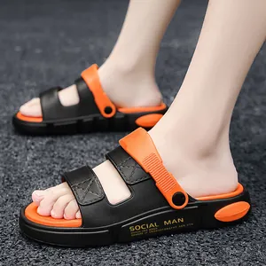 Herren Sommer Sport Sandalen Slipper Weiche EVA Sohle Outdoor Strand Schuhe Zwei-Wege Rutschfeste Modische Hausschuhe Für Damen Herren