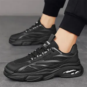Herren Atmungsaktiv Mesh Sneaker Sommer Neu Lässig Laufschuhe Dicke Sohle Luftkissen Dad Schuhe Für Herren Sportliche Wanderschuhe