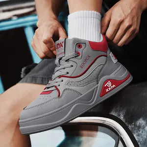 Scarpe da Skate High Top da Uomo alla Moda Sneakers Sportive Traspiranti con Platform Scarpe Casual Trendy per Studenti