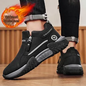 Herren Winter-Schneestiefel mit dickem Fleecefutter und warmen Sohlen