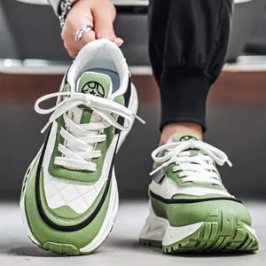 Zapatillas chunky de invierno para hombre con forro polar y suela de plataforma