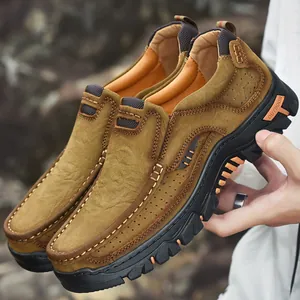 Zapatos casuales de senderismo para hombre con suela de goma duradera