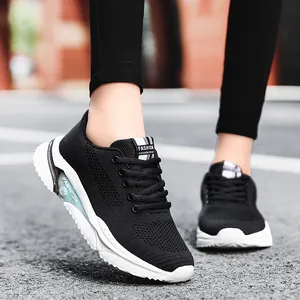 Sneakers da Donna Traspiranti in Mesh Flyknit Scarpe da Corsa Casual di Moda Leggere Antiscivolo Sportive Scarpe da Passeggio