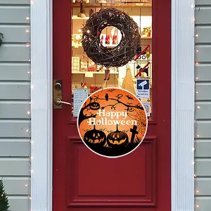 Halloween Party Decorations Kit Paper Banners Cake Toppers Cupcake Wrappers Honeycomb Centerpieces Hanging Ornaments For Home Party