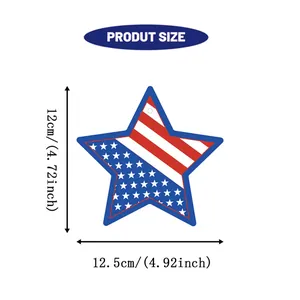 Spécifications détaillées de taille pour la décoration étoilée du Jour de l'Indépendance