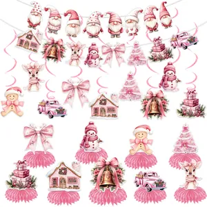 Weihnachtsfeier Dekoration Banner Spirale Hängendes Set Innendekoration Festliche Atmosphäre Layout Requisiten