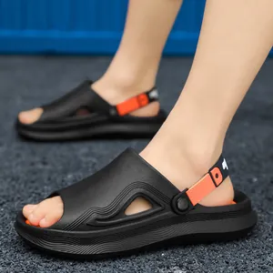 Heren Dikke Zool Slides Ademend Antislip EVA Strand Pantoffels Outdoor Casual Street Style Modieuze Sandalen