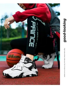 Scarpe da basket mid-top uomo su campo professionale con modello