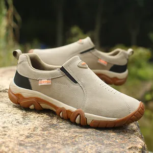 Chaussures de randonnée décontractées pour hommes, semelle épaisse en caoutchouc antidérapant