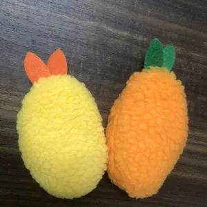 Simpatici peluche a forma di gambero per cani e gatti, resistenti articoli per la pulizia dei denti