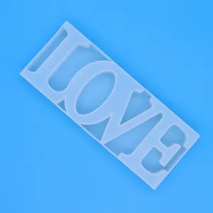 Grande stampo in silicone LOVE per decorazioni fai-da-te in resina candele e dolci