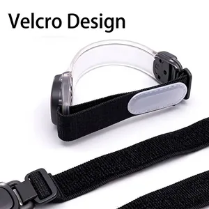 LED-lichtgevende armband voor nacht hardlopen met verstelbare klittenband voor sporten.