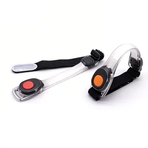 LED-lichtgevende armband voor hardlopen en fietsen met verstelbare klittenbandsluiting