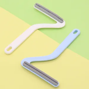 Manual Double Sided Pet Hair Remover Tool For Clothing Furniture Sofa Carpet Reusable Portable Cat Dog Fur Lint Scraping Cleaning Brush