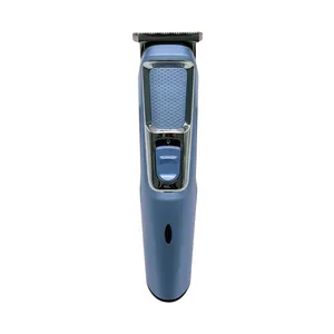 Cortapelos eléctrico azul profesional para perros y gatos con cuchillas de alta precisión
