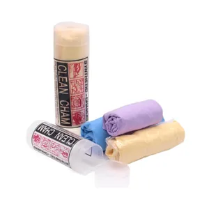 Serviette en peau de chamois synthétique absorbante pour chiens et chats, séchage rapide