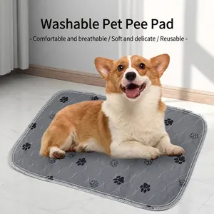 Wasbare Herbruikbare Trainingsmat Huisdieren Sterk Absorberende Fleece Hondenluier Mat Waterdicht Antislip Puppy Mat Voor Honden Katten