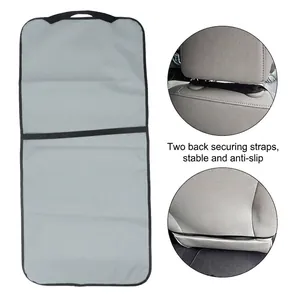 Couverture de siège auto pour animaux en tissu Oxford avec sangles de fixation
