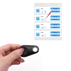 Mini rastreador Bluetooth para mascotas y llaves con búsqueda bidireccional vía app.
