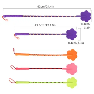 Professional paw-shaped dog training stick available in multiple colors and two sizes