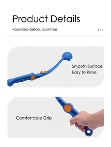 Détails du lanceur de balles pour chiens avec surface lisse et poignée ergonomique