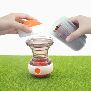 Jouet distributeur de friandises interactif pour chien avec puzzle à manger lentement