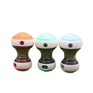 Lot de trois jouets interactifs colorés pour chiens pour une alimentation lente et un dressage
