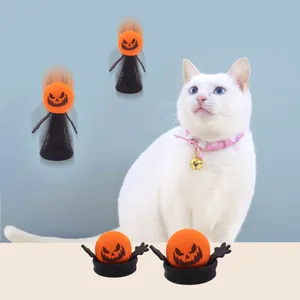 Interaktives Halloween Kürbis-Katzen-Springspielzeug für Ihre aktiven Katzen