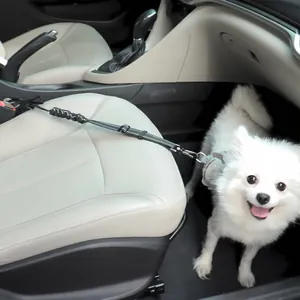 Reflektierender elastischer Hunde-Autosicherheitsgurt für Tiersicherheit und Reiseschutz