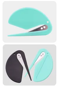 Coltello professionale per nodi di animali con lama in acciaio inox in verde e nero