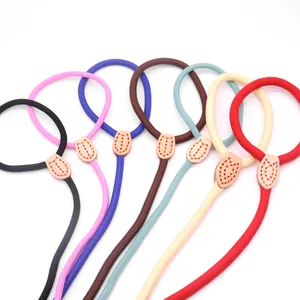 Durable nylon braided slip lead dog leash set in seven vibrant colors for large dogs