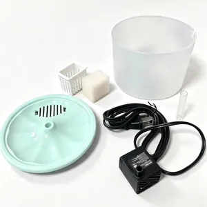 Kit fontana d'acqua automatica per gatti con pompa filtro spugna e serbatoio smerigliato