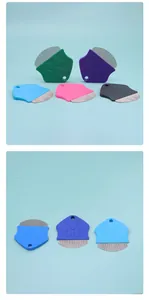 Professional colorful fine-tooth pet flea combs for efficient cat and dog grooming