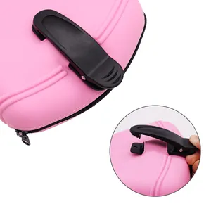 Sac à friandises en silicone pour chien avec clip noir pour dressage professionnel
