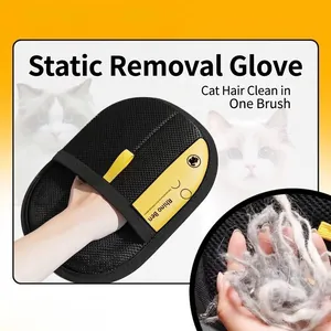 Pet Hair Remover Glove Electrostatic Fur Removal Brush For Dog Cat Grooming Massage Cleaning Tool For Sofa Furniture Carpet