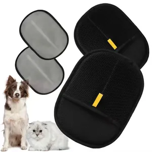 Multi-functional pet hair remover tool set for household furniture and animal fur.