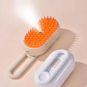Brosse de toilettage électrique pour animaux avec fonction spray