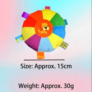 Vue détaillée montrant la taille de 15 cm et le poids de 30 g du jouet pour chien