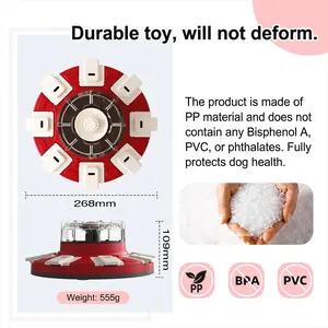 Détails du jouet pour chien avec dimensions 268mm et matériau PP sans BPA haute qualité