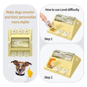 Detailed step-by-step guide for using the Level 1 interactive dog puzzle feeder toy