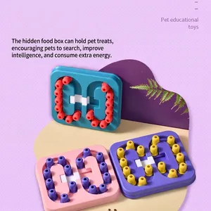 Jouet interactif coloré de puzzle pour chiens et chats pour stimuler l'intelligence