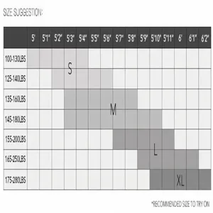 Detailed size recommendation chart for women's bohemian maxi dress in imperial units