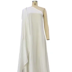 Elegant white one-shoulder sleeveless floor-length evening maxi dress for women