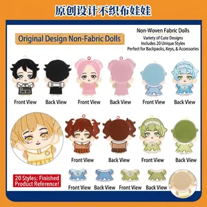 Κεντητό Μπάλωμα Χαρακτήρα Anime DIY Chibi Εφαρμογή για Ρούχα Τσάντα Καμβά Θήκη Τηλεφώνου Διακόσμηση Σετ Μπαλωμάτων